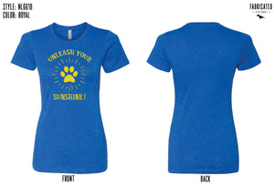 Custom Apparel - Screen Printing - Unleash your Sunshine: Women's T-shirt - DeWitt Public Schools