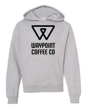 Custom Apparel - Screen Printing - Waypoint Coffee Youth Hoodie (STAFF) - Waypoint Coffee Staff