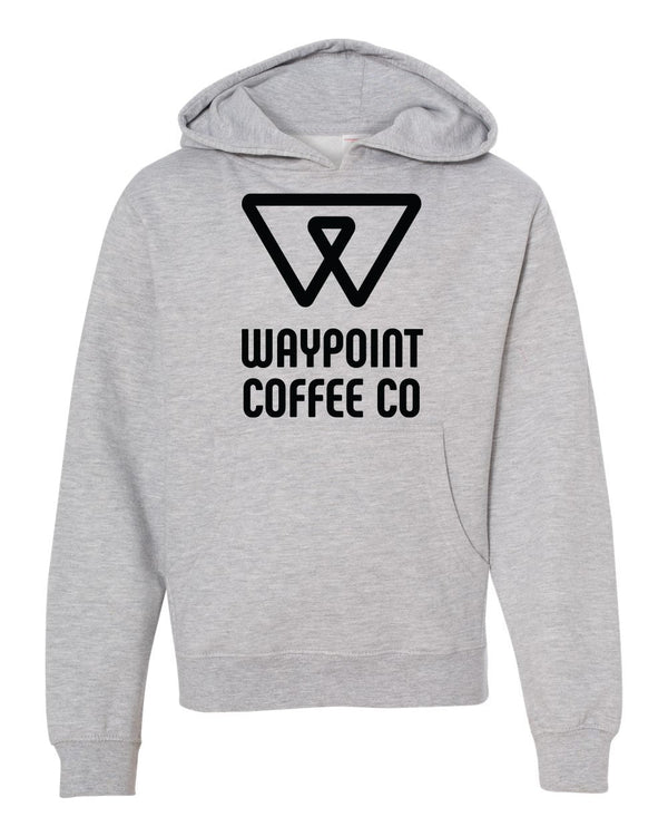 Custom Apparel - Screen Printing - Waypoint Coffee Youth Hoodie (STAFF) - Waypoint Coffee Staff