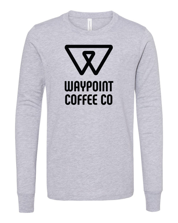 Custom Apparel - Screen Printing - Waypoint Coffee Youth Long Sleeve - Waypoint Coffee
