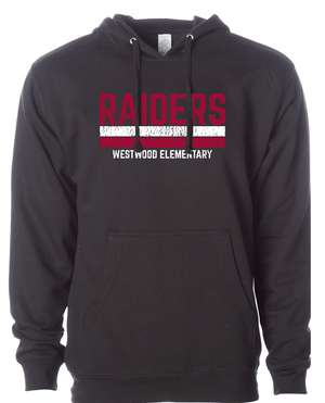 Custom Apparel - Screen Printing - Westwood Elementary - Stacked Hooded Sweatshirt - WW+OW