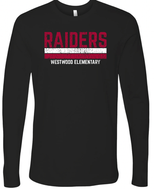Custom Apparel - Screen Printing - Westwood Elementary - Stacked LS T-shirt - WW+OW